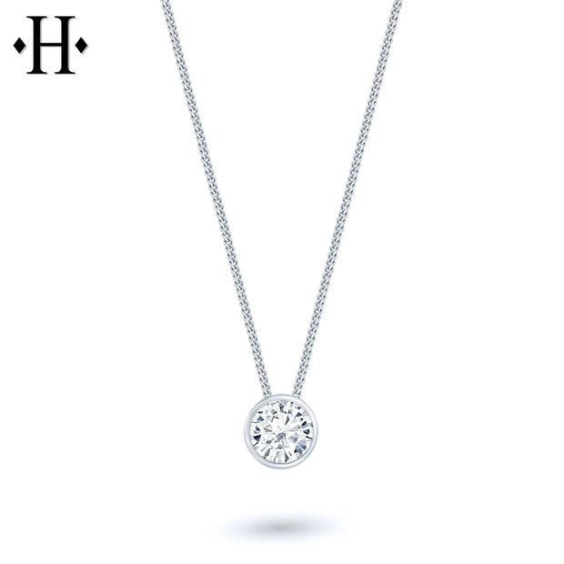 0.50ct Round Cut Lab Grown Diamond Necklace