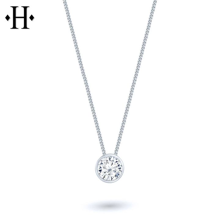 0.50ct Round Cut Lab Grown Diamond Necklace