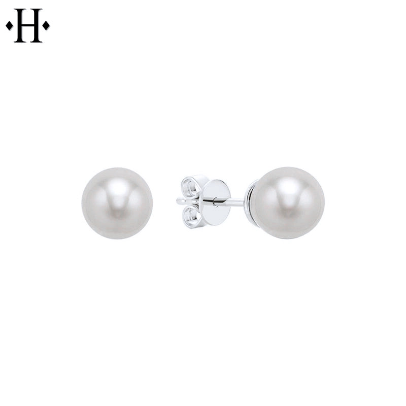 8mm Cultured Pearl Earrings