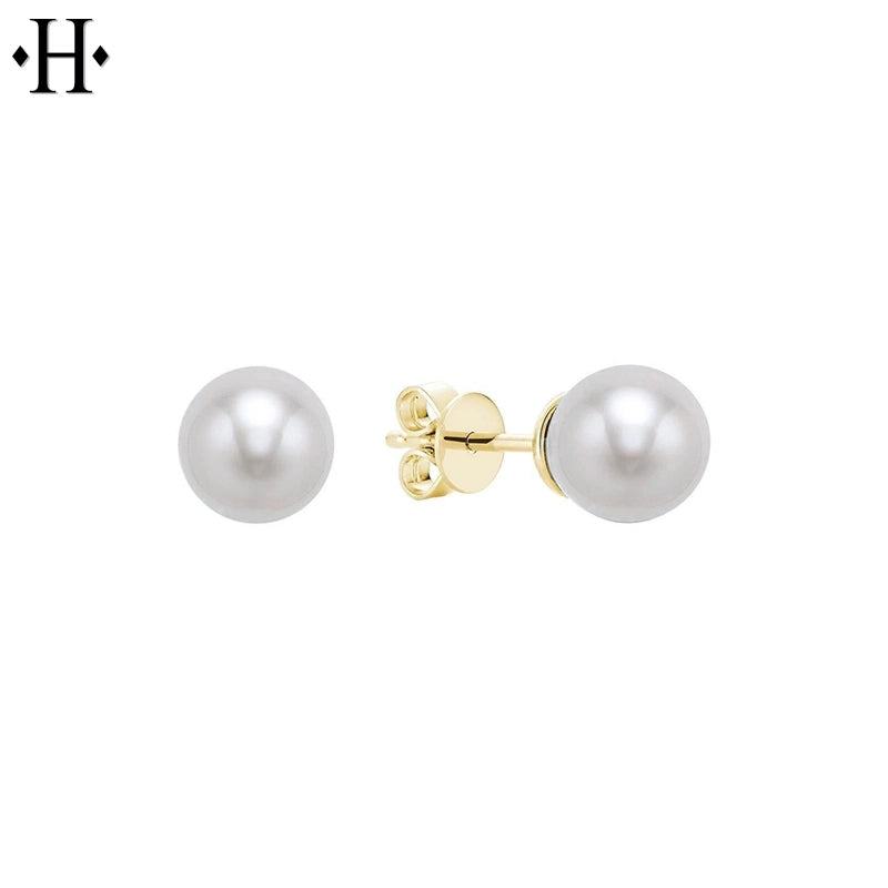 8mm Cultured Pearl Earrings