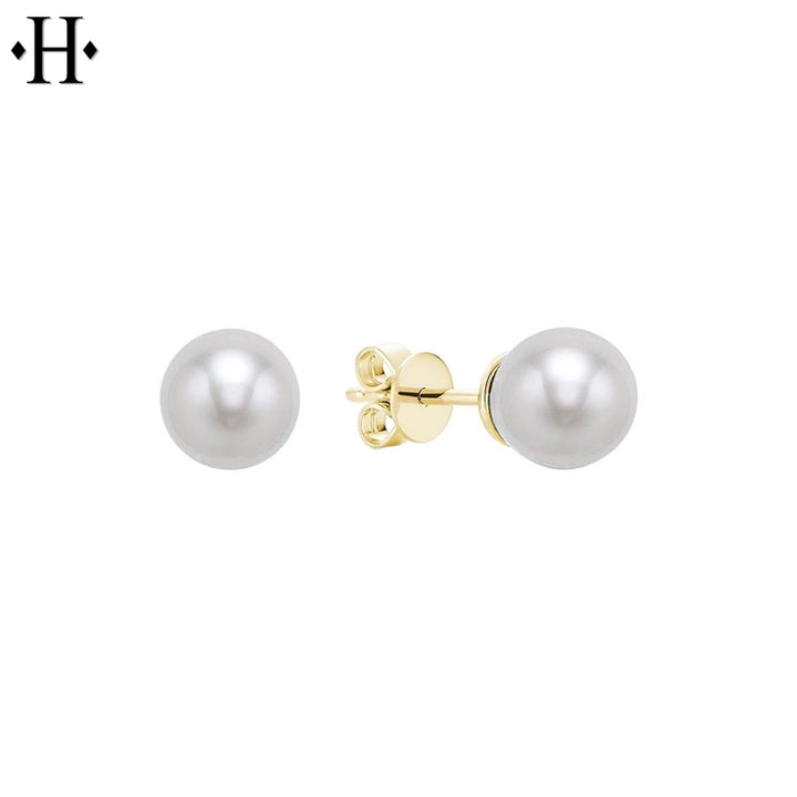 8mm Cultured Pearl Earrings