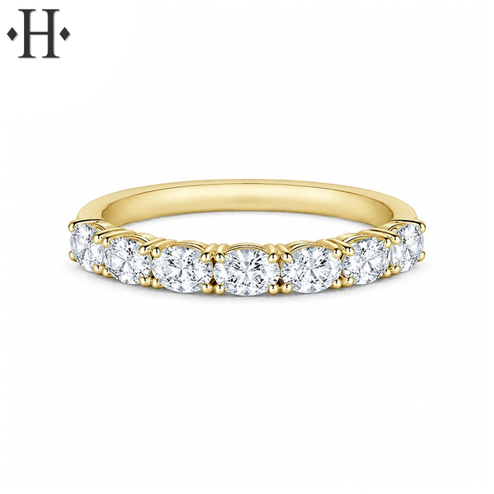 0.70ctw Lab Grown Oval Cut Diamond Ring 2.9mm