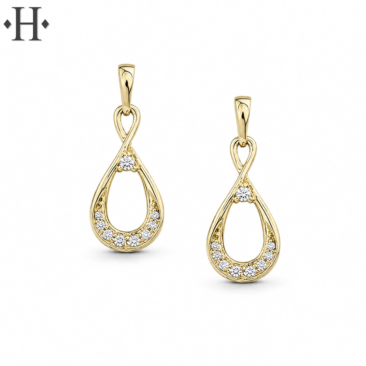 Natural Canadian Diamond Drop Earrings