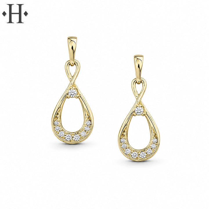 Natural Canadian Diamond Drop Earrings