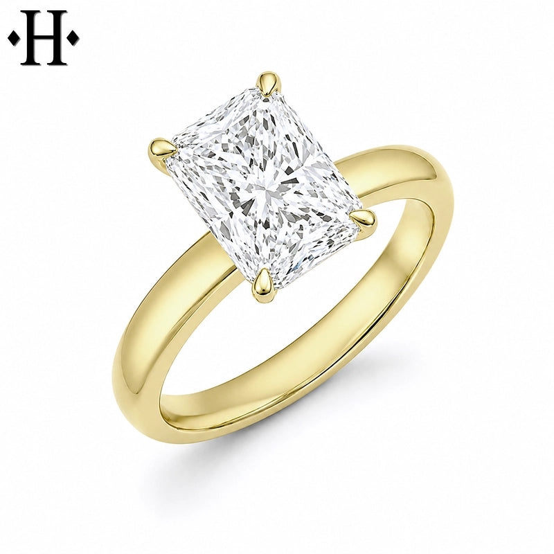 2.09ctw Radiant Cut Lab Grown Diamond Ring
