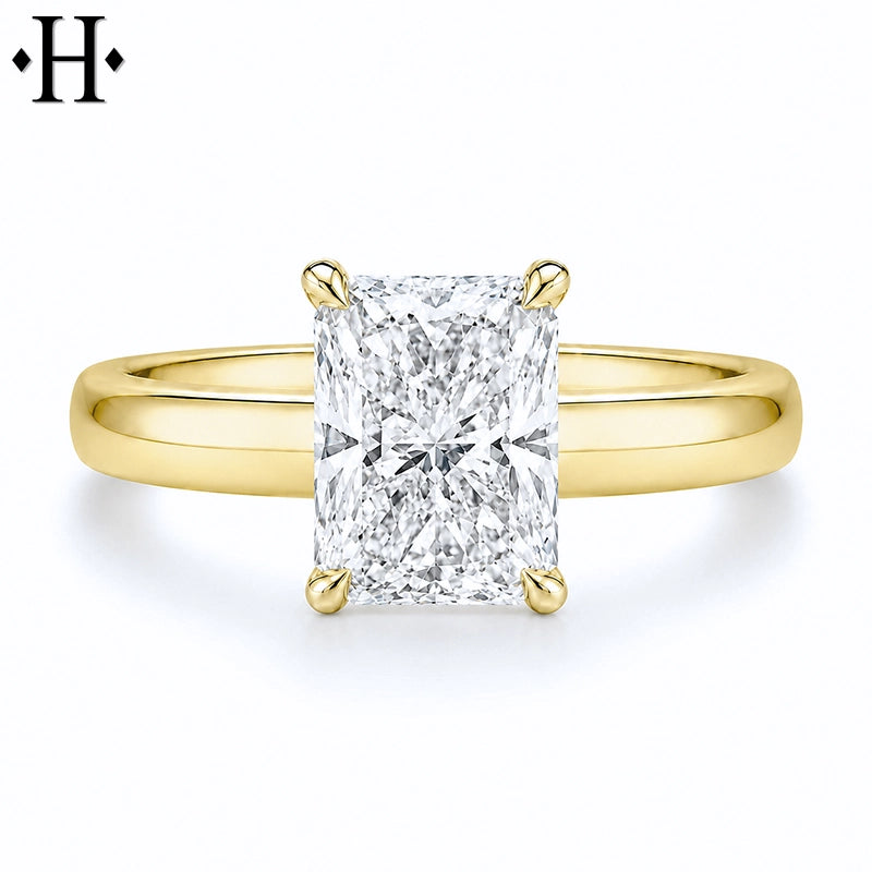2.09ctw Radiant Cut Lab Grown Diamond Ring