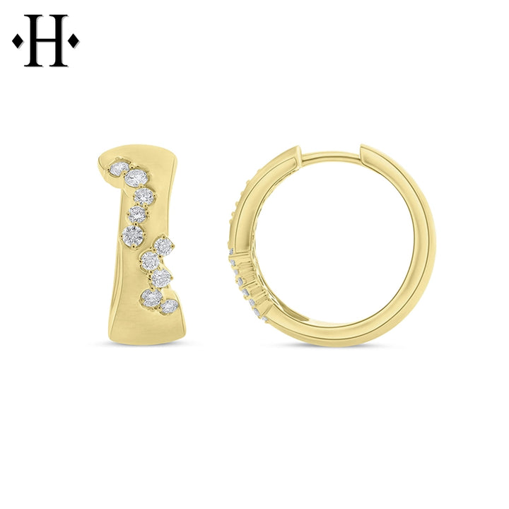 0.42ctw Natural Diamond Earrings
