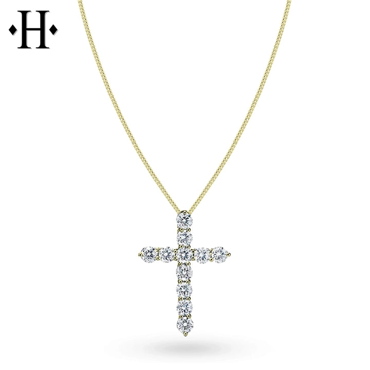 1.00ctw Lab Grown Diamond Cross Necklace