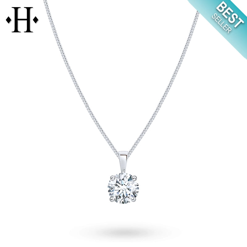 10kt 1.00cts Classic Lab Grown Diamond Necklace