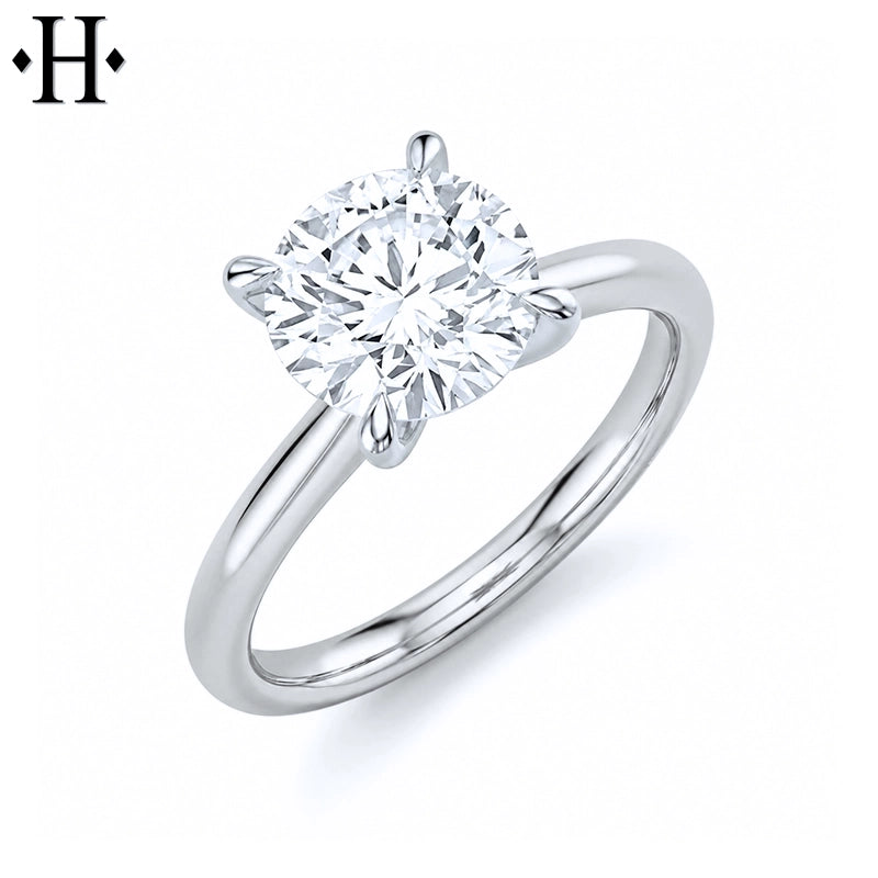 1.64ctw Round Cut Lab Grown Diamond Ring