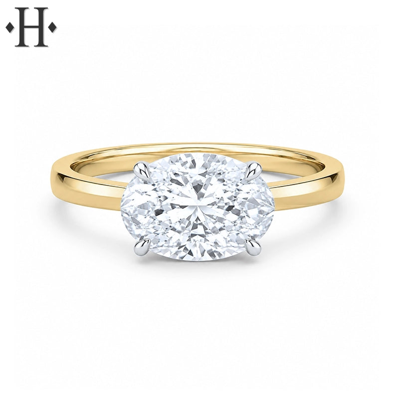 2.00ctw Oval Cut Lab Grown Diamond Ring