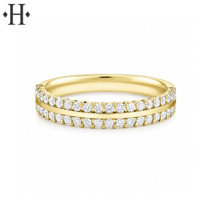 0.33ctw Natural Diamond Set Ring 3.4mm