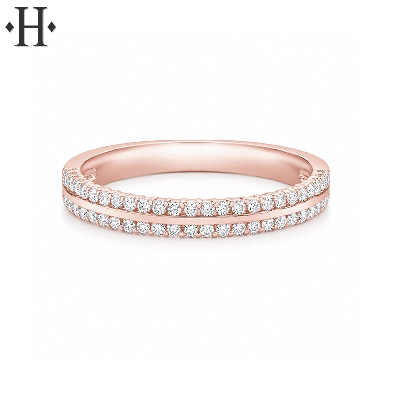 0.25ctw Natural Diamond Set Ring 2.8mm