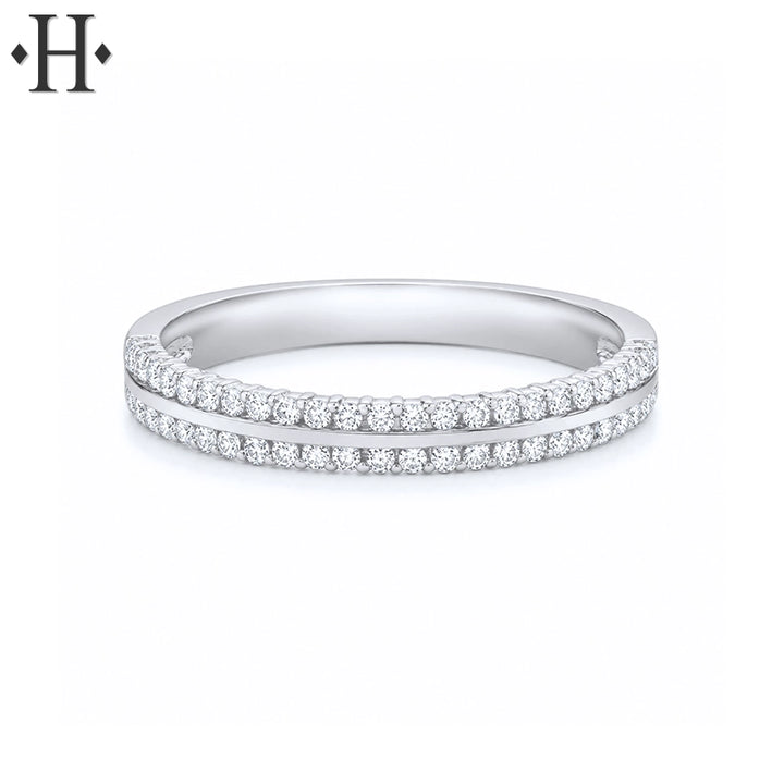 0.25ctw Natural Diamond Set Ring 2.8mm