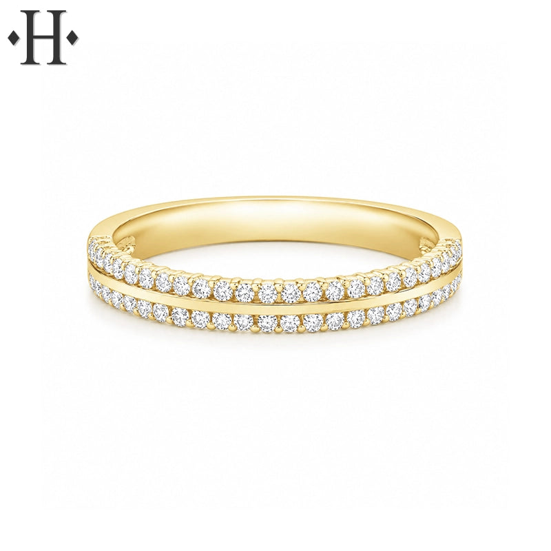 0.25ctw Natural Diamond Set Ring 2.8mm