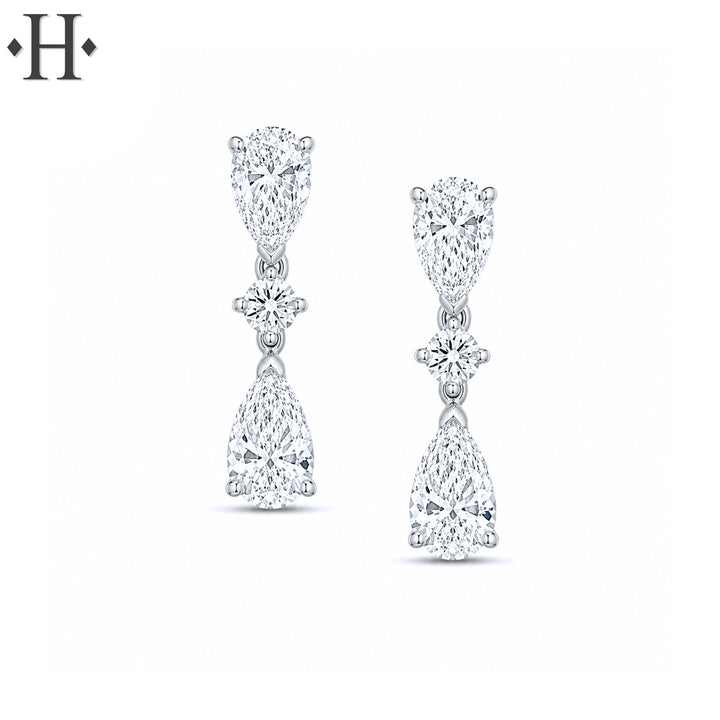 1.75ctw Lab Grown Diamond Earrings