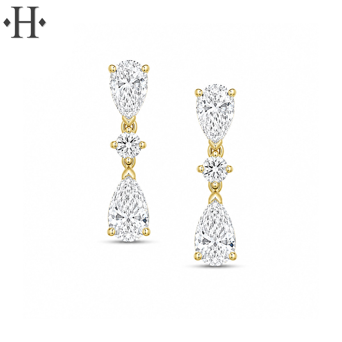 1.75ctw Lab Grown Diamond Earrings
