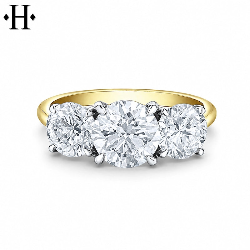 3.00ctw Round Cut Lab Grown Diamond Ring