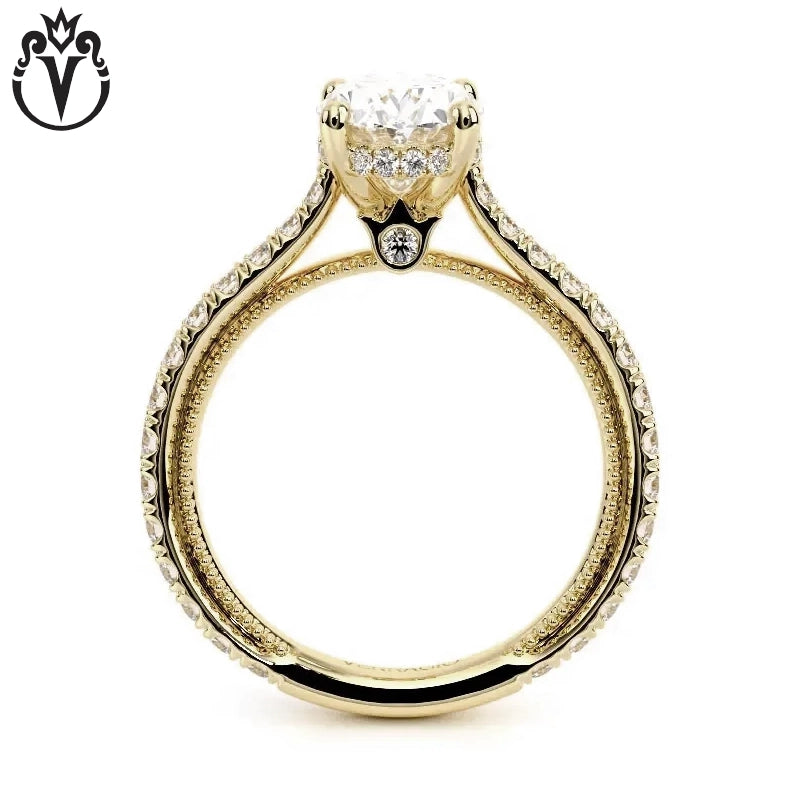 2.22ctw Oval Cut Lab Grown Diamond Ring