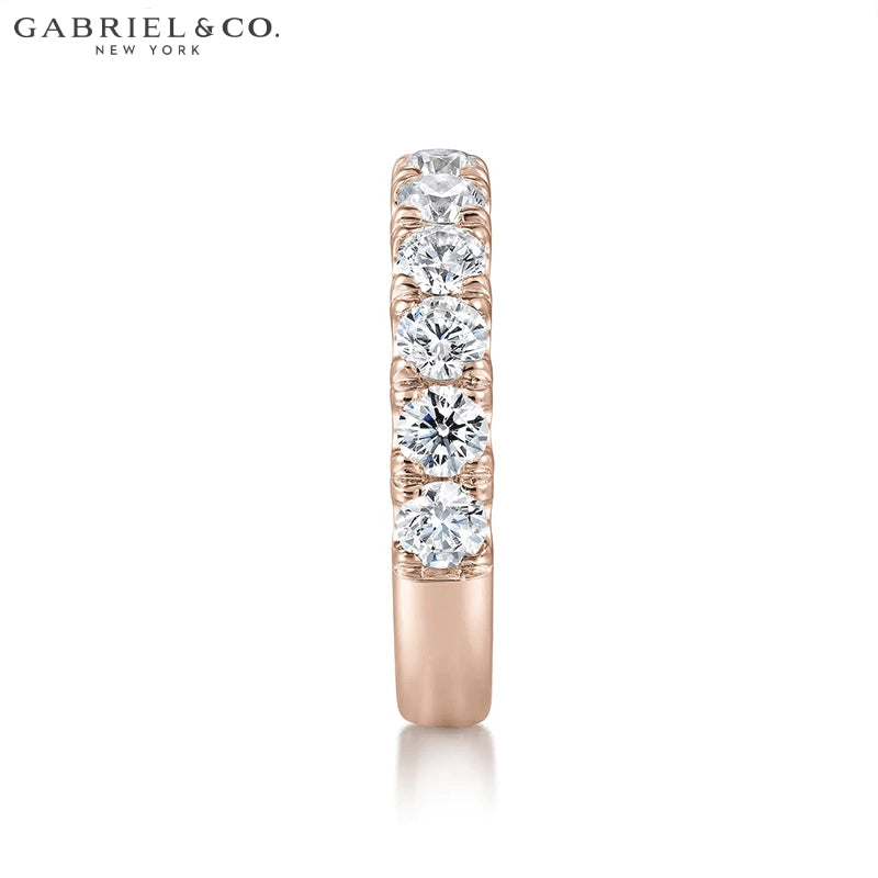 1.50ctw Natural Diamond French U-Pavé Ring 4.0mm