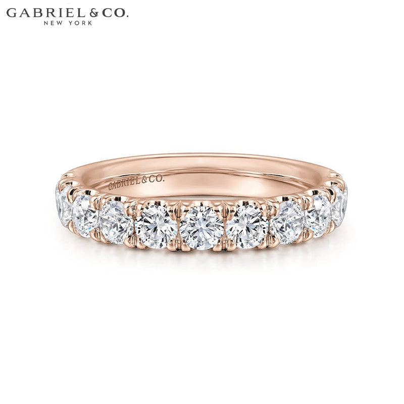 1.50ctw Natural Diamond French U-Pavé Ring 4.0mm
