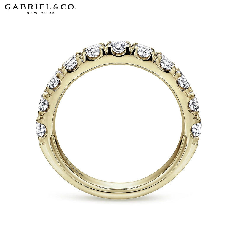 1.50ctw Natural Diamond French U-Pavé Ring 4.0mm
