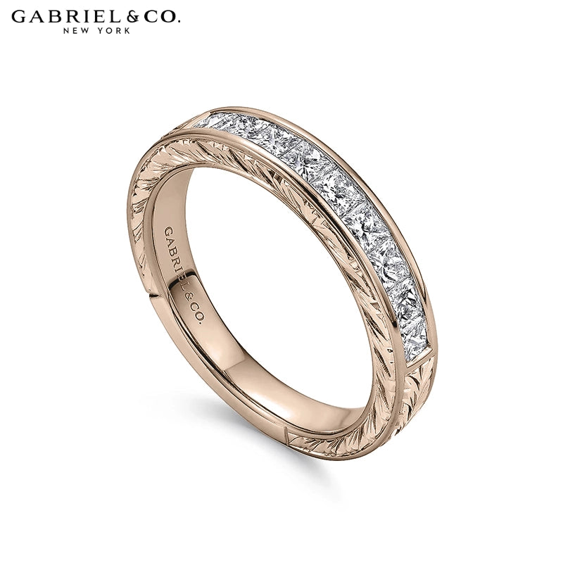 0.70ctw Natural Diamond Princess Cut Ring 3.6mm