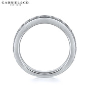 14kt Micro Pavé Diamond Milgrain Ring 3.6mm