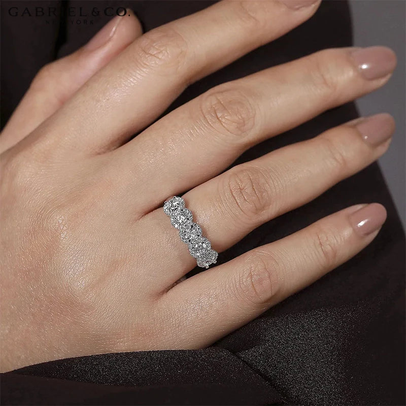 1.04ctw Lab Grown Diamond Pavé Halo Ring 5.9mm