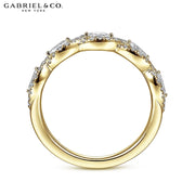 14kt Marquise Diamond Halo Ring 4.5mm