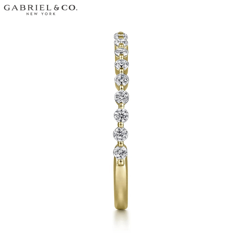 0.35ctw Natural Diamond Shared Prong Ring 1.6mm