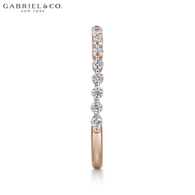 0.35ctw Natural Diamond Shared Prong Ring 1.6mm
