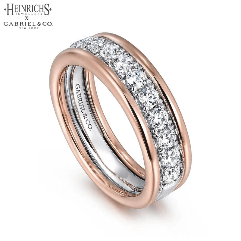 0.77ctw Lab Grown Diamond Pavé Ring 6.0mm
