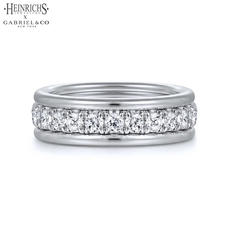 0.77ctw Lab Grown Diamond Pavé Ring 6.0mm