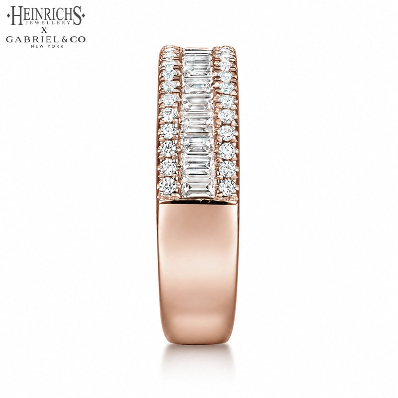 1.05ctw Lab Grown Diamond Pavé Ring 6.5mm