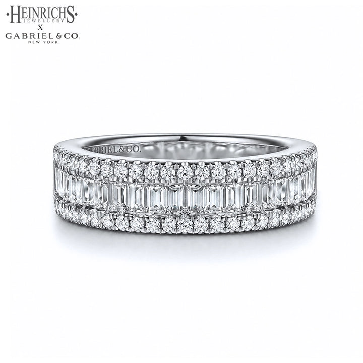 1.05ctw Lab Grown Diamond Pavé Ring 6.5mm