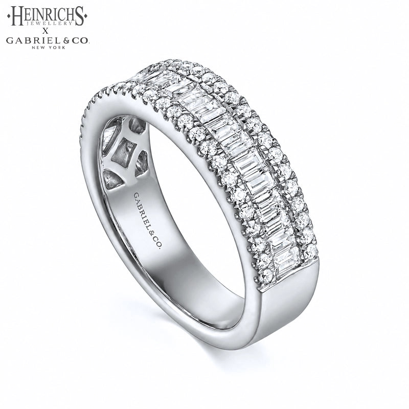1.05ctw Lab Grown Diamond Pavé Ring 6.5mm