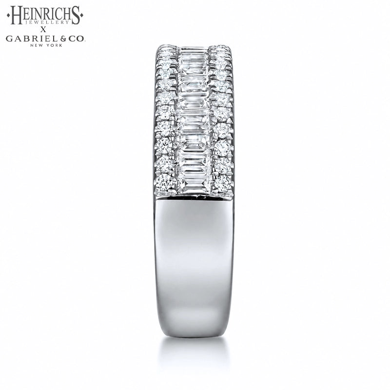 1.05ctw Lab Grown Diamond Pavé Ring 6.5mm