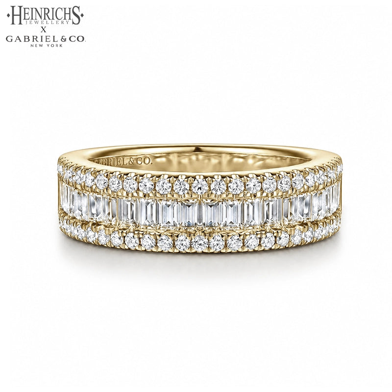 1.05ctw Lab Grown Diamond Pavé Ring 6.5mm