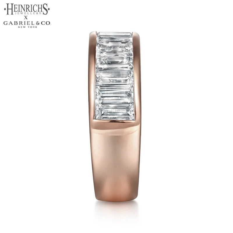 1.73ctw Lab Grown Baguette Diamond Ring 6.5mm