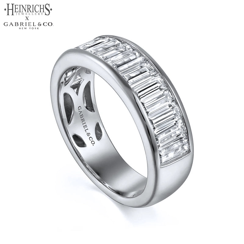 1.73ctw Lab Grown Baguette Diamond Ring 6.5mm