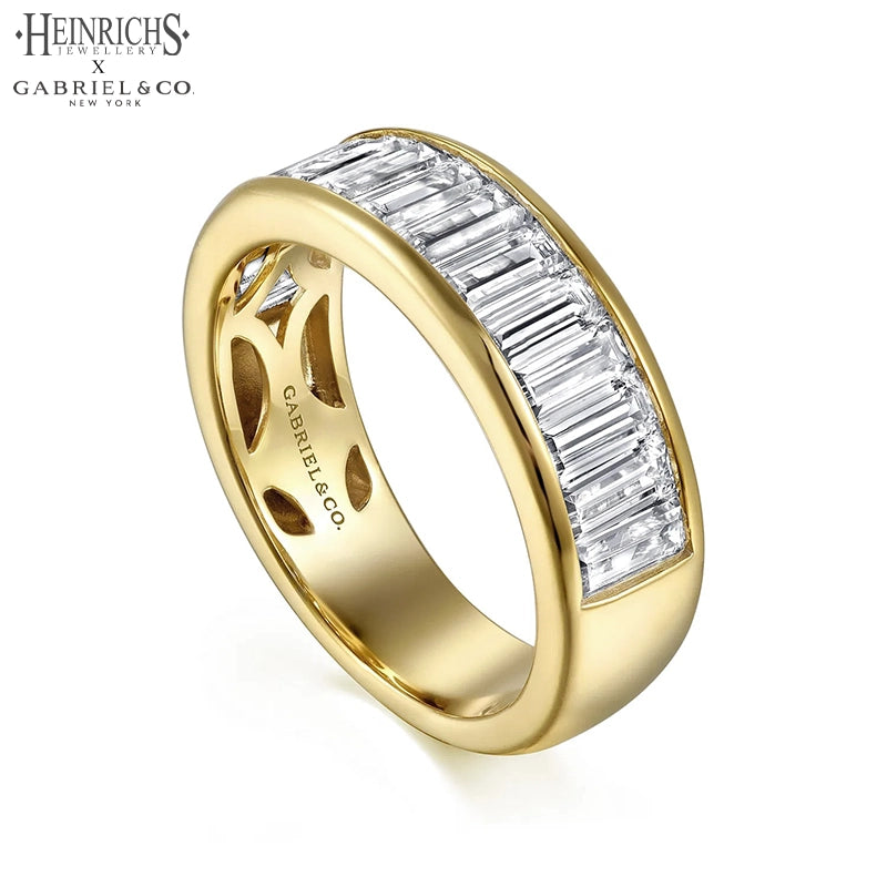 1.73ctw Lab Grown Baguette Diamond Ring 6.5mm
