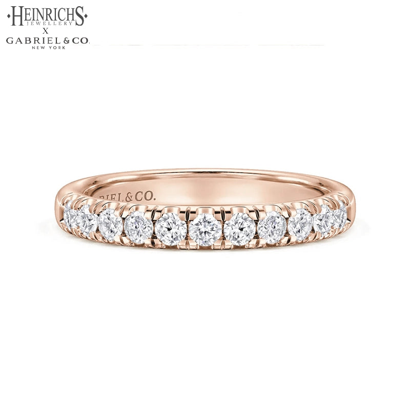 0.50ctw Lab Grown Diamond French Pavé Ring 2.9mm
