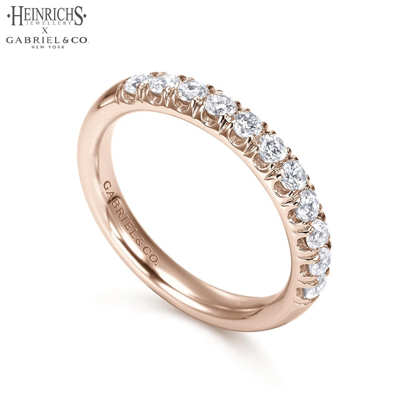 0.50ctw Lab Grown Diamond French Pavé Ring 2.9mm