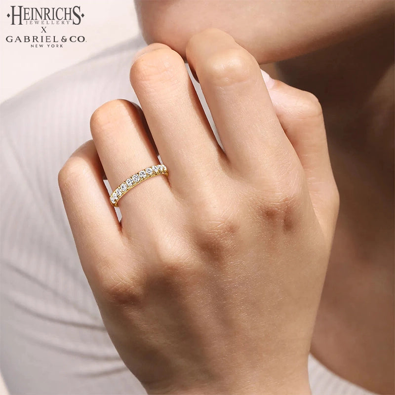 0.50ctw Lab Grown Diamond French Pavé Ring 2.9mm