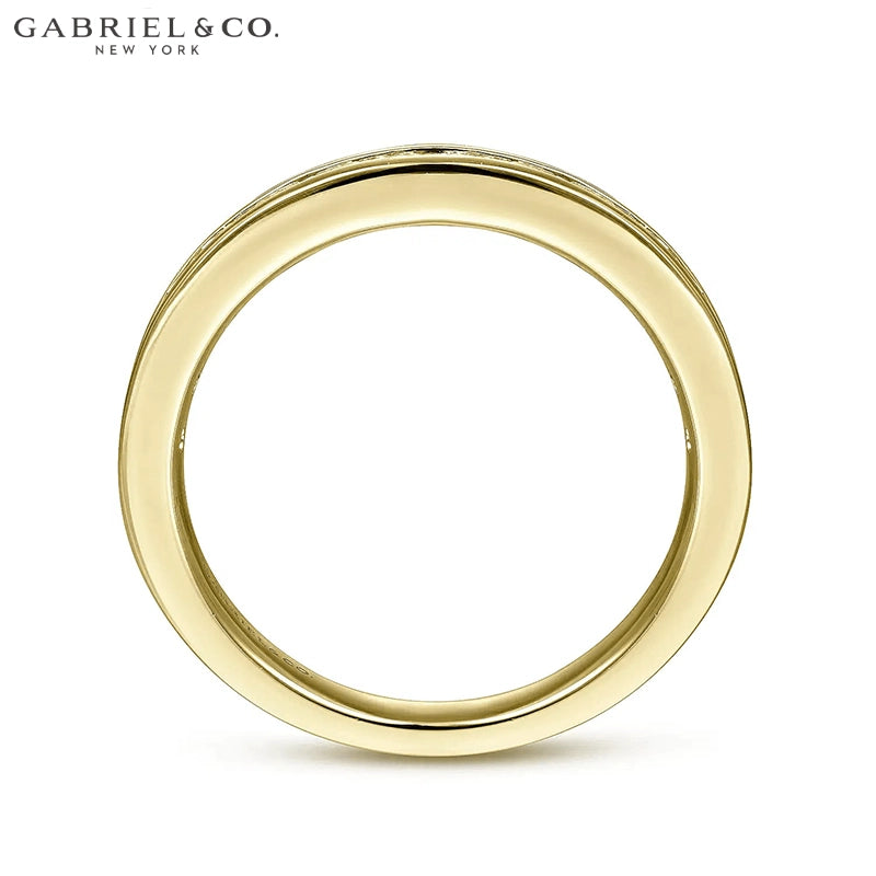 0.25ctw Natural Diamond Channel Set Ring 2.6mm
