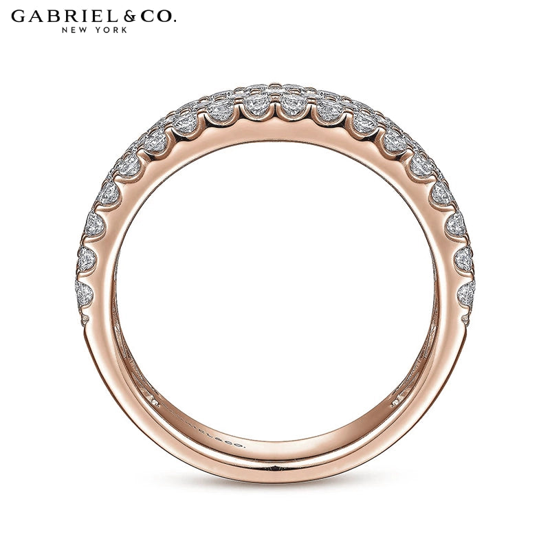 1.15ctw Natural Diamond Micro Pavé Ring 5.0mm