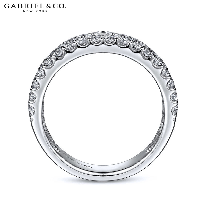 1.15ctw Natural Diamond Micro Pavé Ring 5.0mm