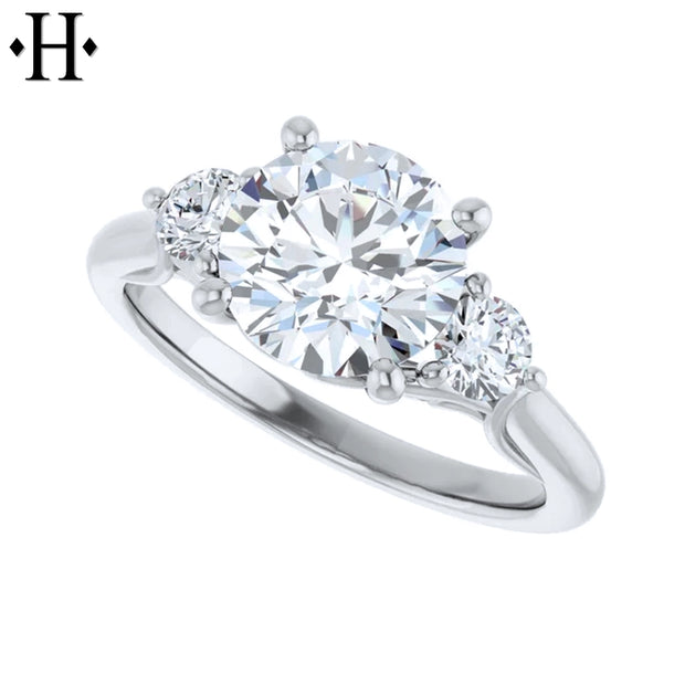 2.38ctw Round Cut Lab Grown Diamond Ring