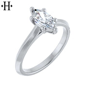 0.70ctw Marquise Cut Lab Grown Diamond Ring